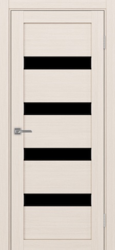 Полотно Турин 505 АПС SB ясень перламутровый Цвет Ясень перламутр Размер 700х2000мм Покрытие Экошпон Стекло Черное