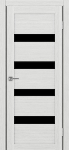 Полотно Турин 505 АПС SB ясень серебристый Цвет Ясень серебристый Размер 700х2000мм Покрытие Экошпон Стекло Черное