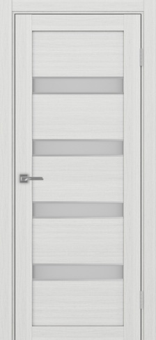 Полотно Турин 505 АПС SC ясень серебристый Размер 700х2000мм Покрытие Экошпон Стекло Матовое