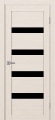 Полотно Турин 505 ясень перламутровый Цвет Ясень перламутр Размер 700х2000мм Покрытие Экошпон Стекло Черное