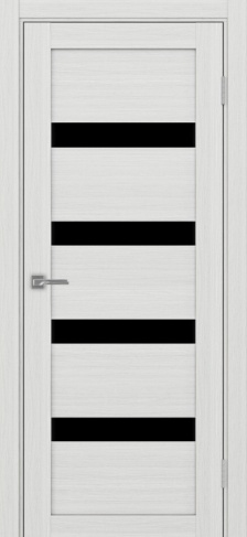 Полотно Турин 505 ясень серебристый Цвет Ясень серебристый Размер 800х2000мм Покрытие Экошпон Стекло Черное