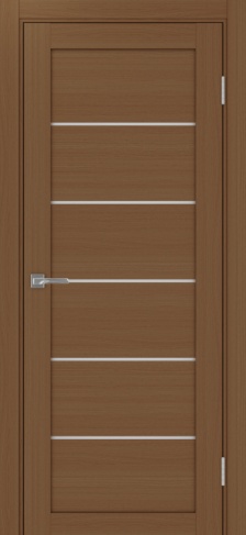 Полотно Турин 506 орех Цвет Орех Размер 700х2000мм Покрытие Экошпон Стекло Матовое