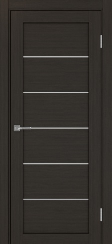 Полотно Турин 506 венге Цвет Венге Размер 700х2000мм Покрытие Экошпон Стекло Матовое