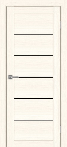 Полотно Турин 506 ясень светлый Цвет Ясень светлый Размер 700х2000мм Покрытие Экошпон Стекло Черное