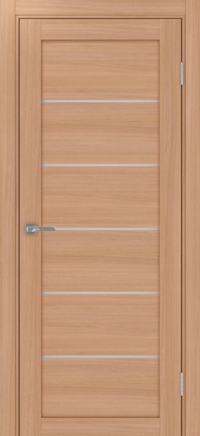 Полотно Турин 506 ясень тёмный Цвет Ясень тёмный Размер 700х2000мм Покрытие Экошпон Стекло Матовое