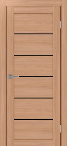 Полотно Турин 506 ясень тёмный Цвет Ясень тёмный Размер 600х2000мм Покрытие Экошпон Стекло Черное