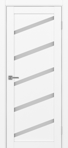 Полотно Турин 506 У белый снежный Размер 800х2000мм Покрытие Экошпон Стекло Матовое