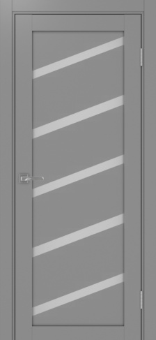 Полотно Турин 506 У серый Размер 600х2000мм Покрытие Экошпон Стекло Матовое