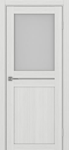 Полотно Турин 520.221 ясень серебристый Размер 700х2000мм Покрытие Экошпон Стекло Матовое