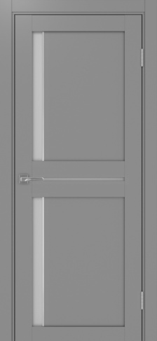 Полотно Турин 523.221АПС мателюкс серый Цвет Серый Размер 700х2000мм Покрытие Экошпон Стекло Матовое