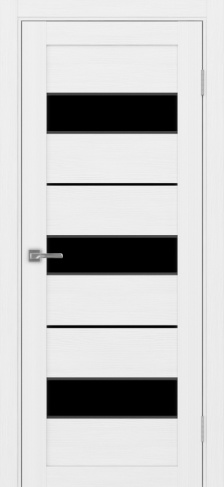 Полотно Турин  526АПП SB лакобель чёрный белый лёд Цвет Белый лёд Размер 600х2000мм Покрытие Экошпон Стекло Черное