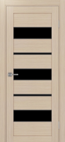 Полотно Турин 526АПП max SB лакобель чёрный дуб белёный Цвет Дуб белёный Размер 600х2000мм Покрытие Экошпон Стекло Черное