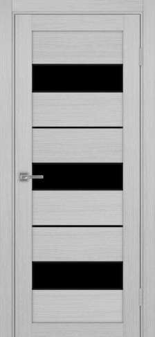 Полотно Турин 526АПП max SB лакобель чёрный дуб серый Цвет Дуб серый Размер 600х2000мм Покрытие Экошпон Стекло Черное