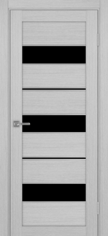 Полотно Турин 526АПП max лакобель чёрный дуб серый Цвет Дуб серый Размер 600х2000мм Покрытие Экошпон Стекло Черное