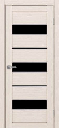 Полотно Турин  526АПП лакобель чёрный ясень перламутровый Цвет Ясень перламутр Размер 800х2000мм Покрытие Экошпон Стекло Черное