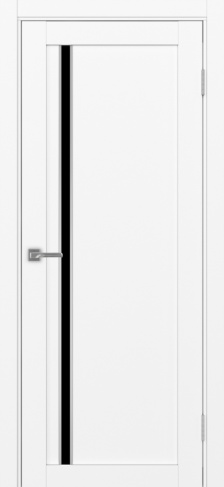 Полотно Турин  527АПС белый снежный Цвет Белый снежный Размер 700х2000мм Покрытие Экошпон Стекло Черное