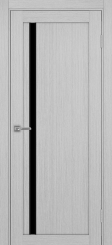 Полотно Турин  527АПС SB дуб серый Цвет Дуб серый Размер 700х2000мм Покрытие Экошпон Стекло Черное