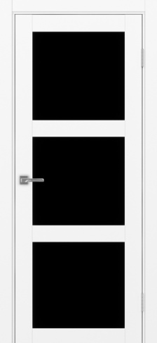 Полотно Турин  530.222 белый снежный Цвет Белый снежный Размер 700х2000мм Покрытие Экошпон Стекло Черное
