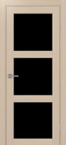 Полотно Турин  530.222 дуб белёный Цвет Дуб белёный Размер 800х2000мм Покрытие Экошпон Стекло Черное