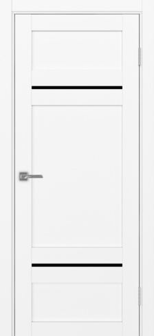 Полотно Турин  532.12121 белый снежный Цвет Белый снежный Размер 600х2000мм Покрытие Экошпон Стекло Черное