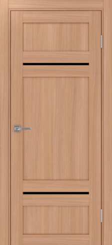 Полотно Турин  532.12121 ясень тёмный Цвет Ясень тёмный Размер 600х2000мм Покрытие Экошпон Стекло Черное