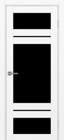 Полотно Турин  532.22222 белый снежный Цвет Белый снежный Размер 600х2000мм Покрытие Экошпон Стекло Черное
