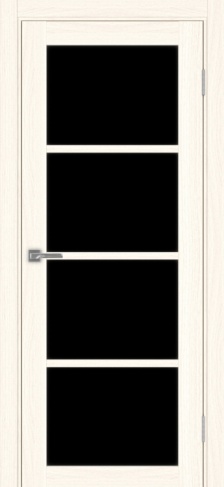 Полотно Турин 540 ясень светлый Цвет Ясень светлый Размер 700х2000мм Покрытие Экошпон Стекло Черное