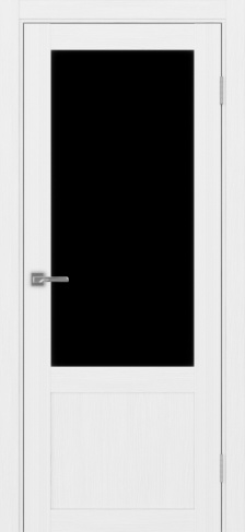 Полотно Турин 540ПФ.21 лакобель чёрный белый лёд Цвет Белый лёд Размер 600х2000мм Покрытие Экошпон Стекло Черное
