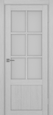 Полотно Турин 541ПФ.21 мателюкс дуб серый Цвет Дуб серый Размер 800х2000мм Покрытие Экошпон Стекло Матовое