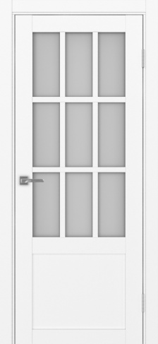 Полотно Турин 542ПФ.21 мателюкс белый снежный Цвет Белый снежный Размер 700х2000мм Покрытие Экошпон Стекло Матовое