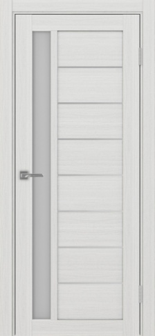 Полотно Турин 554АПП SC Цвет Ясень серебристый Размер 800х2000мм Покрытие Экошпон Стекло Матовое