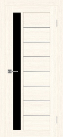 Полотно Турин 554АПП SC Цвет Ясень светлый Размер 600х2000мм Покрытие Экошпон Стекло Черное