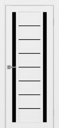 Полотно Турин 558 белый лёд Цвет Белый лёд Размер 600х2000мм Покрытие Экошпон Стекло Черное