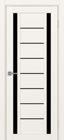 Полотно Турин 558 бежевый Цвет Бежевый Размер 800х2000мм Покрытие Экошпон Стекло Черное