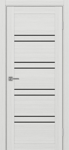 Полотно Турин 560 ясень серебристый Цвет Ясень серебристый Размер 800х2000мм Покрытие Экошпон Стекло Черное