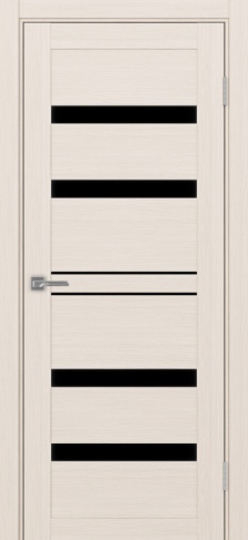 Полотно Турин 561 ясень перламутровый Цвет Ясень перламутр Размер 700х2000мм Покрытие Экошпон Стекло Черное